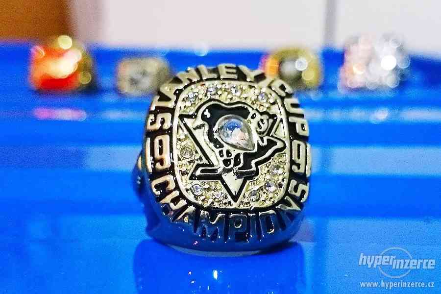 Prsten pro výherce NHL Stanley Cup - Penguins z roku 1991 - foto 2