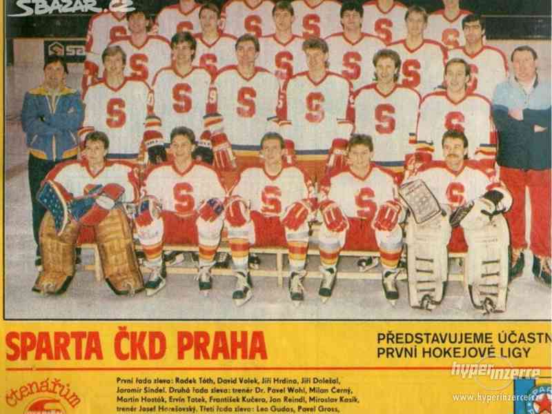 Sparta Praha - hokej - čtenářům do alba 1988 - foto 1