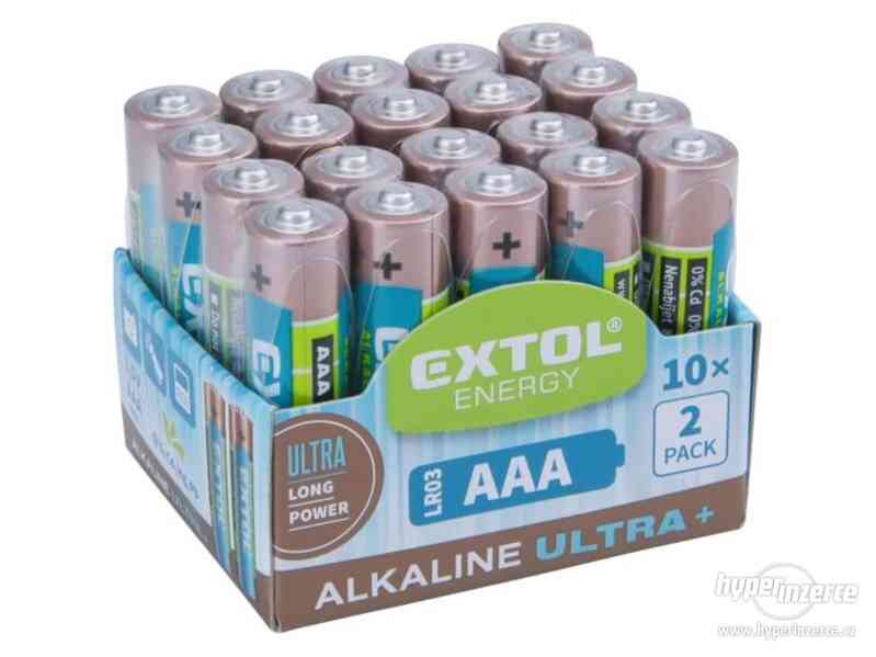 Baterie alkalické, 20 ks - foto 1