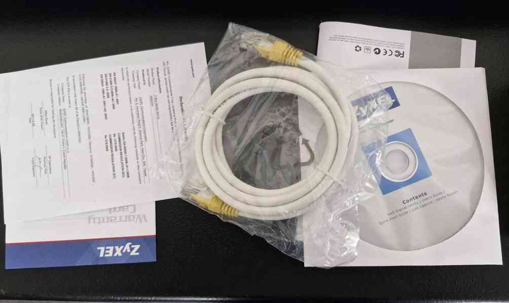 NAS Zyxel NSA310 novy nevybaleny vc disku 500GB - foto 6