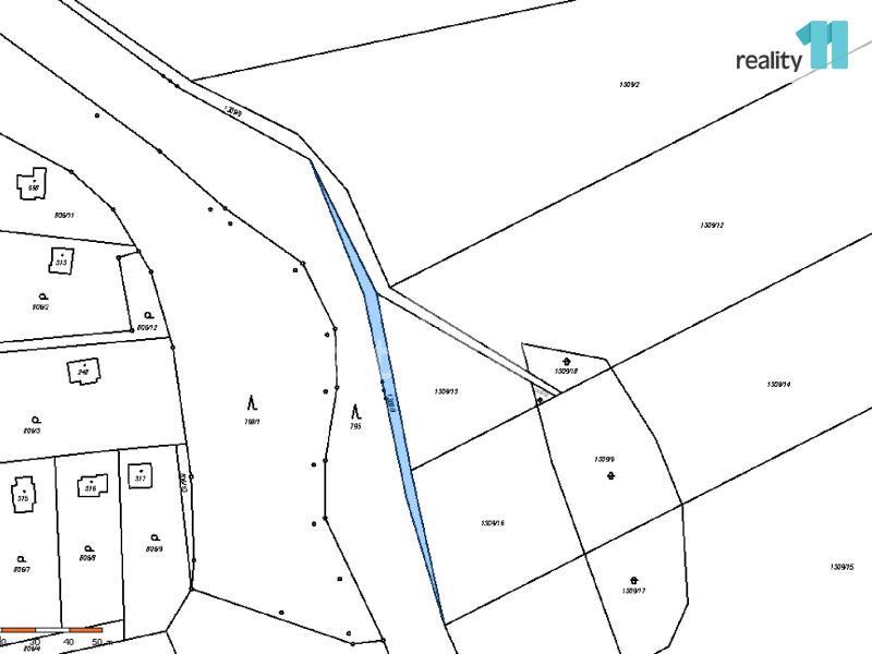 Pozemek 380m2, obec Ondřejov část Třemblat, Praha - východ - foto 2