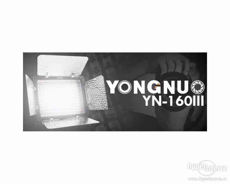 LED světlo Yongnuo YN-160III (3200K-5500K) - foto 6
