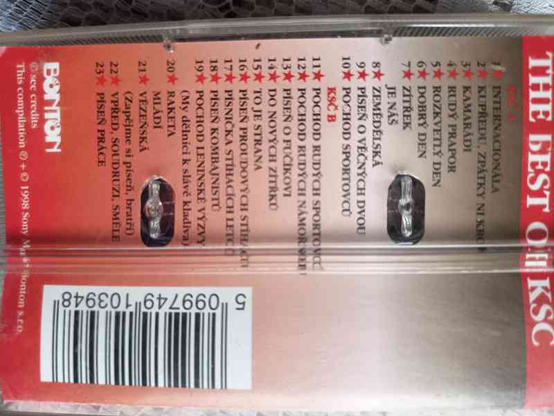 Prodám magnetofonovou kazetu   The best od KSČ  - foto 2