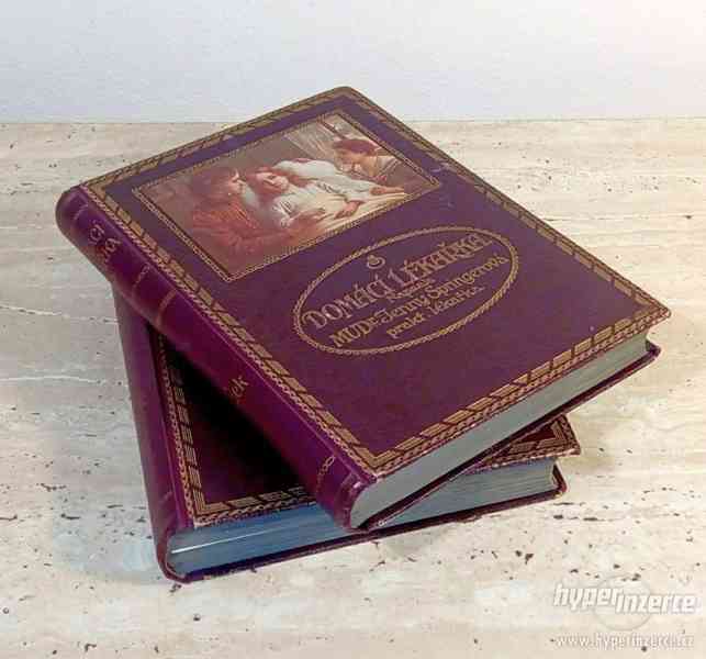Starožitná léčitelská kniha Domácí lékařka z roku 1923 - foto 2