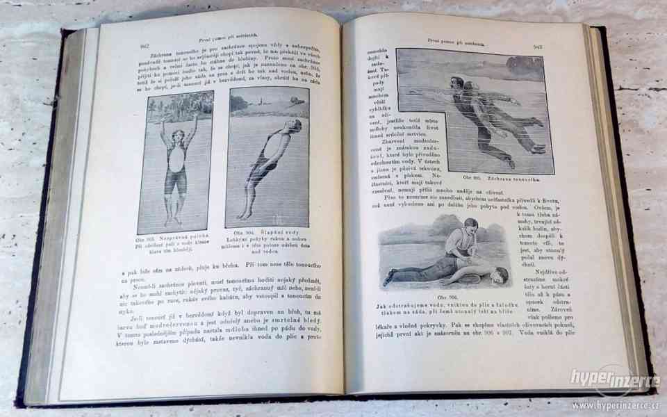 Starožitná léčitelská kniha Domácí lékařka z roku 1923 - foto 5
