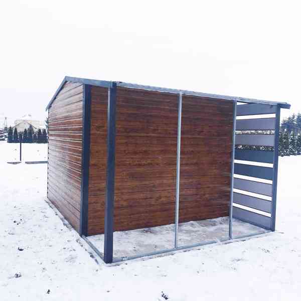 zahradní domek, světlý ořech - Imitace dřeva - TS524 - foto 6