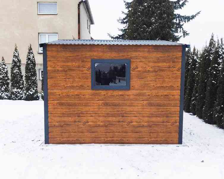 zahradní domek, světlý ořech - Imitace dřeva - TS524 - foto 3