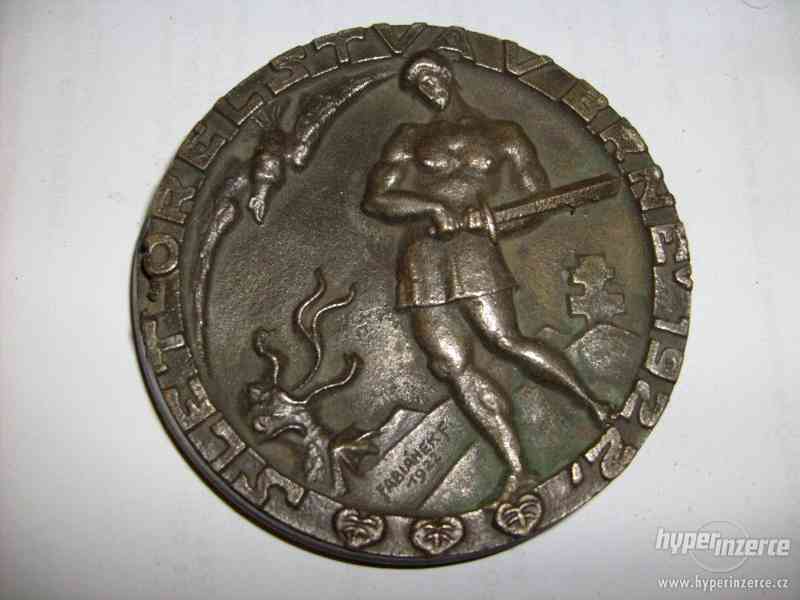 Orel – orelský slet, vyznamenání/medaile Fabiánek 1922 - foto 1
