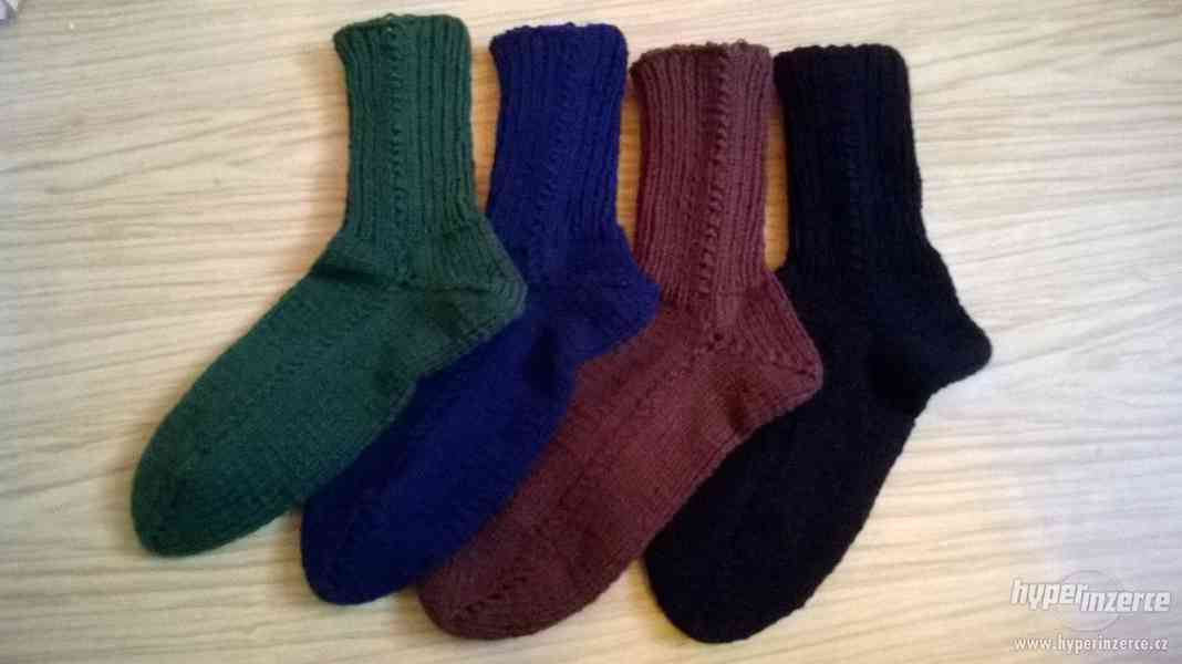 Pletené ponožky nové