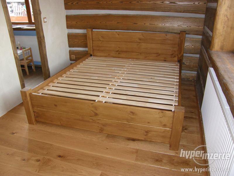Masivní postel 180 x 200 cm - foto 1