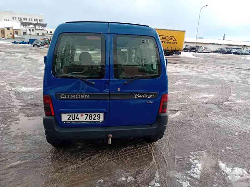 Citroen Berlingo 2,0HDI/66Kw, PŮVOD ČR - 1.MAJITEL, TAŽNÝ  - foto 7