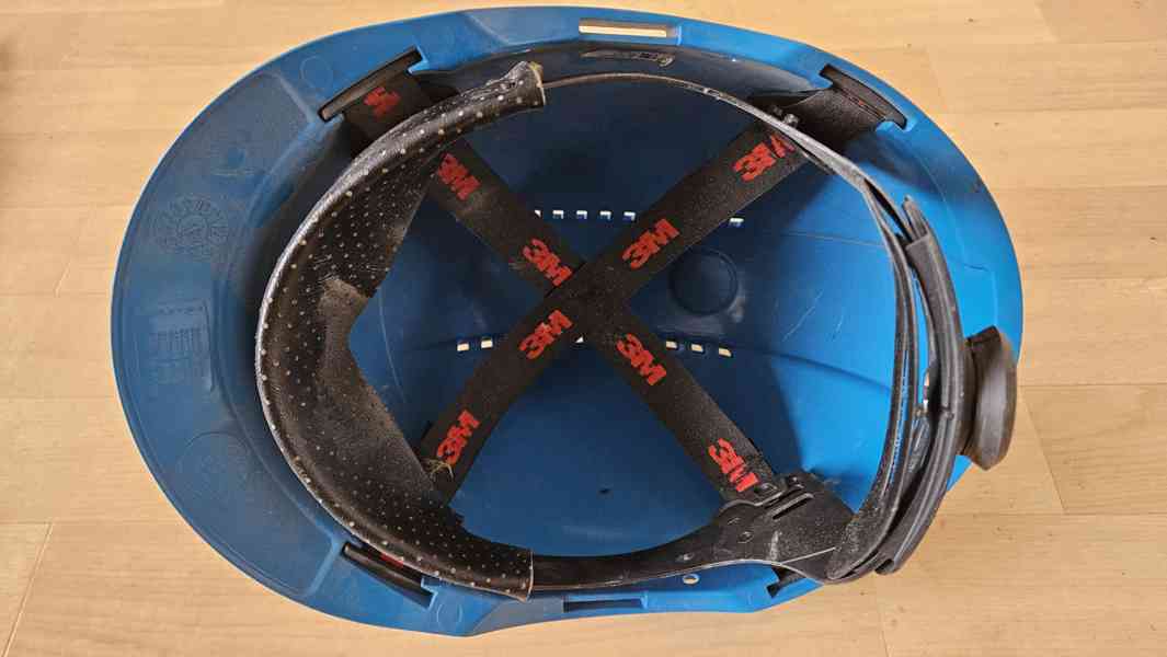 Stavební přilba 3M G3000 modrá velikost 53-62cm - foto 2