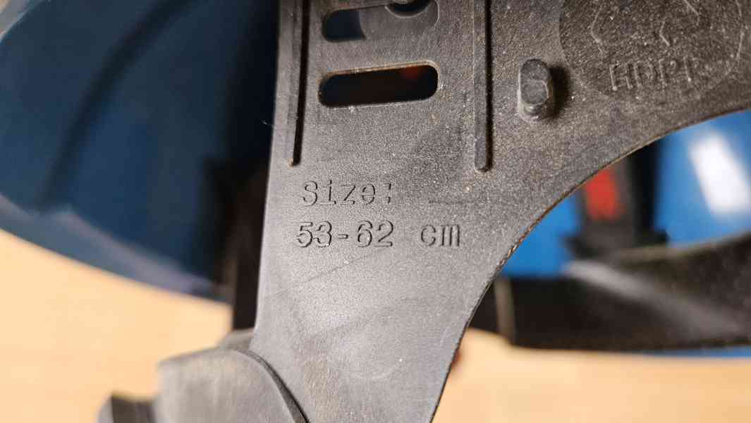 Stavební přilba 3M G3000 modrá velikost 53-62cm - foto 4