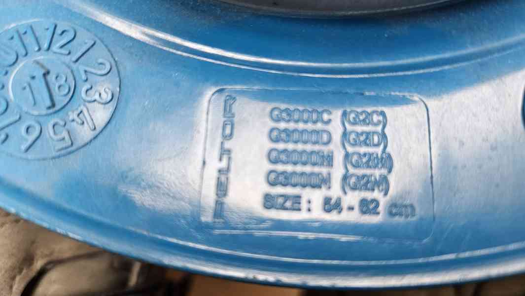 Stavební přilba 3M G3000 modrá velikost 53-62cm - foto 6