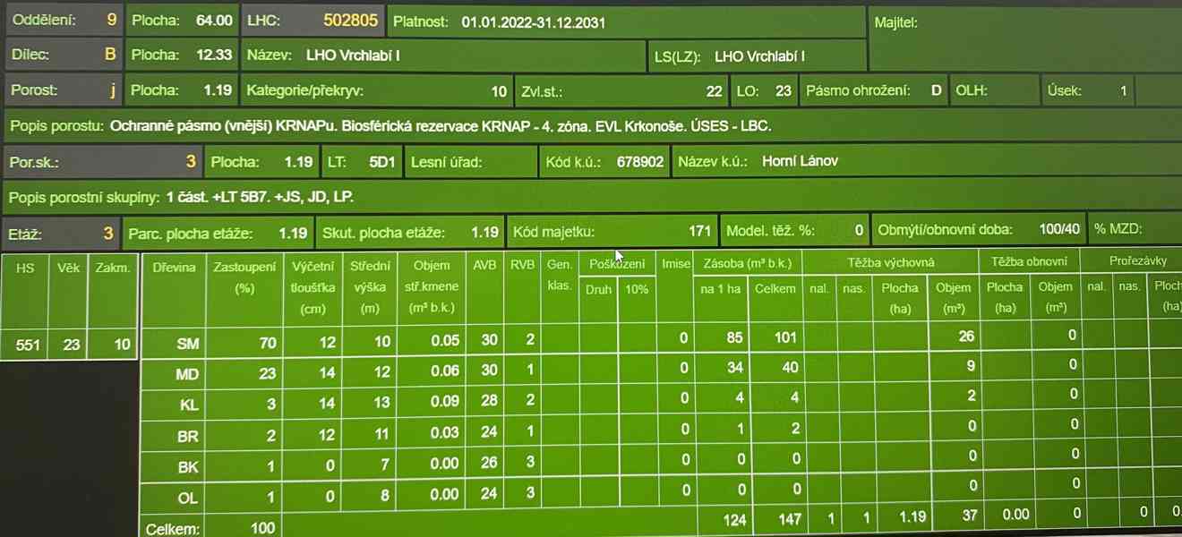 Lesní pozemek a pozemek ostatní plochy Horní Lánov - foto 7