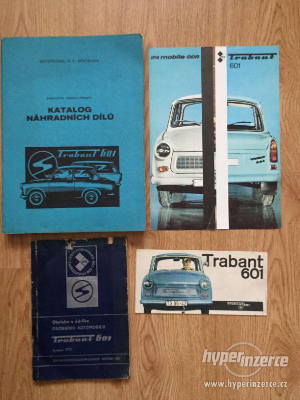 Trabant 601 – katalog ND, příručka, prospekty, ceny v textu