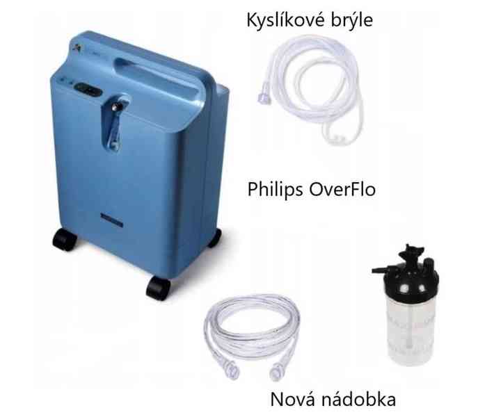 Kyslíkový přístroj - oxygenerátor Philips - záruka TOP STAV 