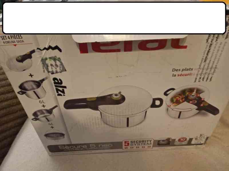 NOVÝ tlakový hrnec Tefal s pařákem, 6 l - foto 4