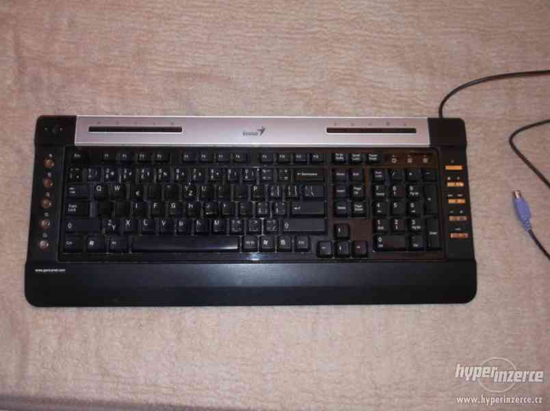 klávesnici k PC Genius, černá, bez myše za 150,- Kč - foto 1