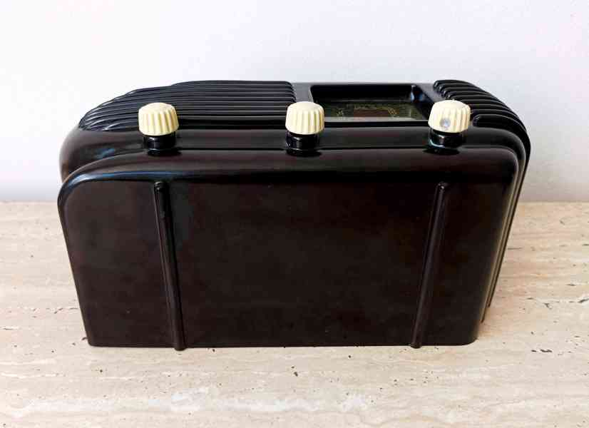 Starožitné plně funkční ART DECO rádio Tesla Talisman 308U - foto 4