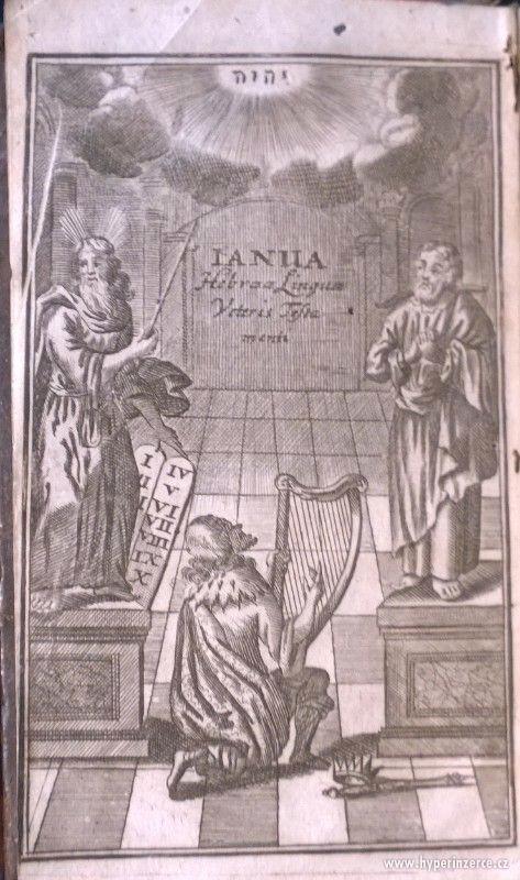 STARÁ KNIHA: Janua hebraeae linguae veteris testamenti 1720 - foto 1