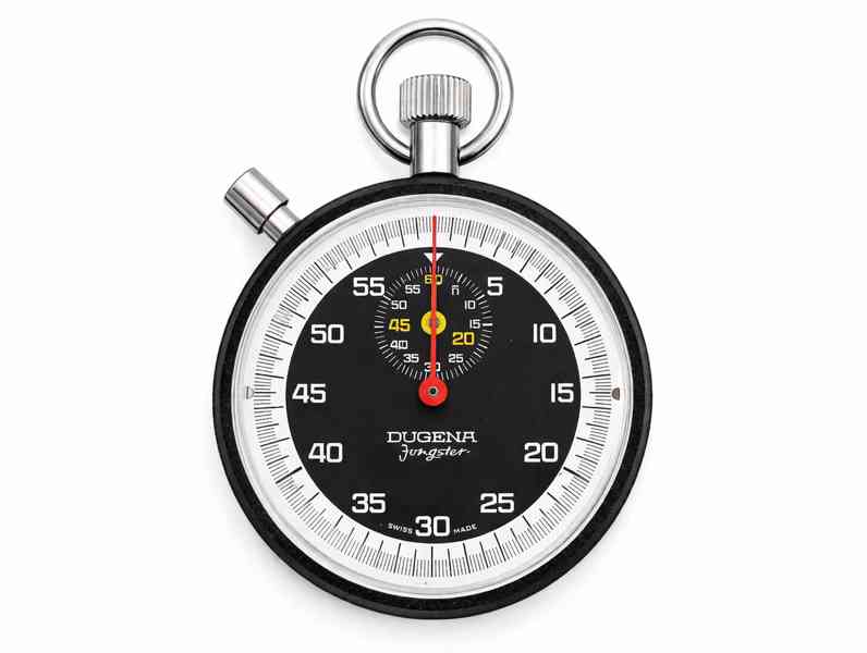 Retro stopky Dugena Jongster Swiss Made - foto 4