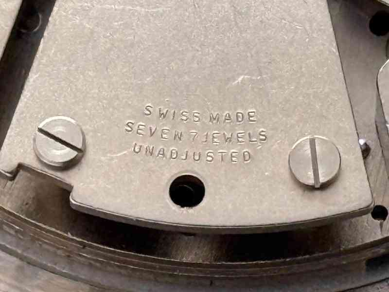 Retro stopky Dugena Jongster Swiss Made - foto 6