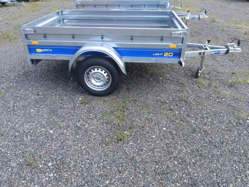 Přívěsný vozík VESTA Light 20 sklopný 750 kg - foto 4