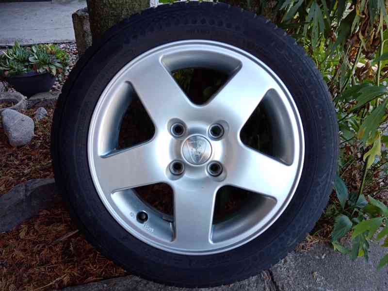 Obutá alu kola 15ky 4x108 FORD PEUGEOT CITROEN - foto 2