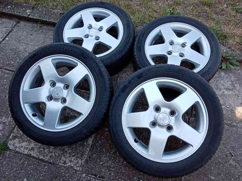 Obutá alu kola 15ky 4x108 FORD PEUGEOT CITROEN - foto 4