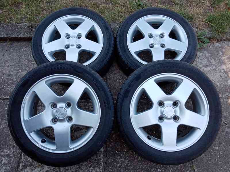 Obutá alu kola 15ky 4x108 FORD PEUGEOT CITROEN - foto 3