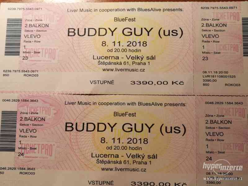 Vstupenky na koncert Budy Guy v Praze 8.11.18 - foto 1