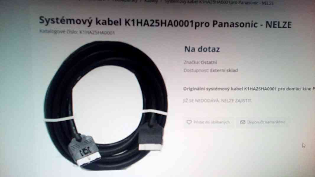  Systémový kabel k domácímu kinu Panasonic - foto 1