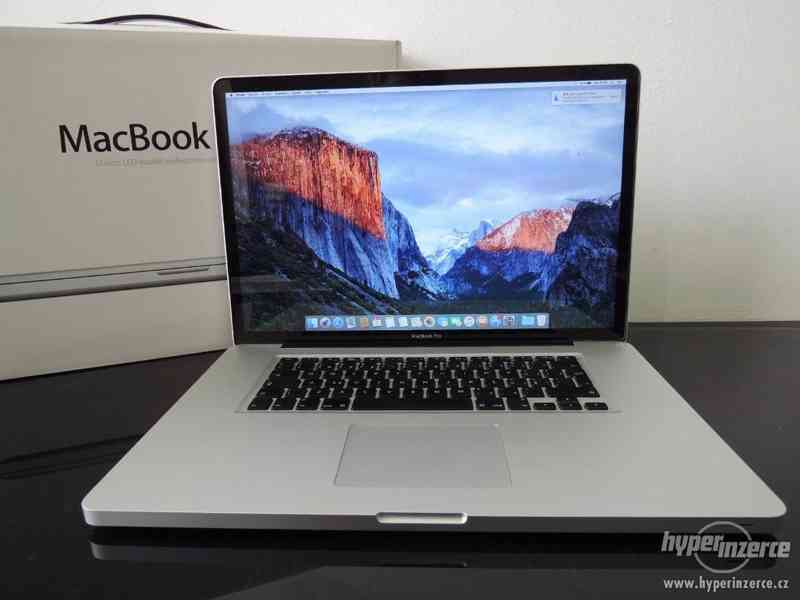 MacBook PRO 17" /i7 2.2 GHz/8GB RAM/500GB HDD/ZÁRUKA - foto 1