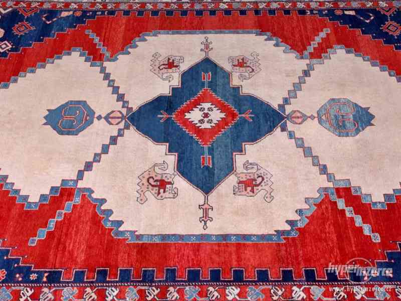 Ručně vázaný zakavkazký koberec Kazak 450 x 303 cm - foto 2