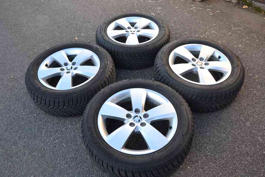 NOVÁ zimní ALU sada Š.Kamiq/Scala+195/60R16 Bridgestone - foto 16