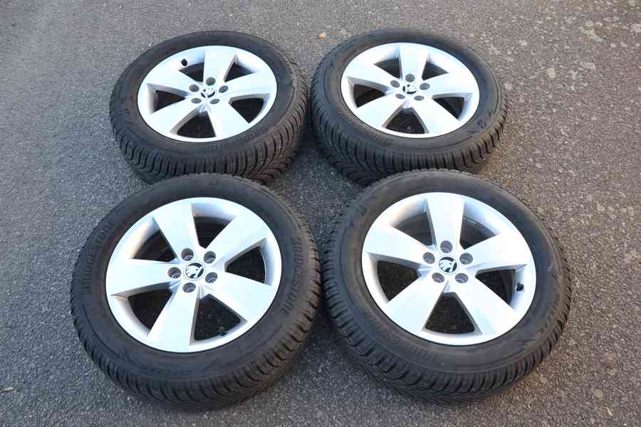 NOVÁ zimní ALU sada Š.Kamiq/Scala+195/60R16 Bridgestone - foto 2