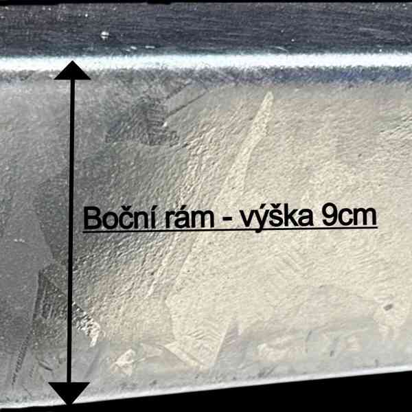 Nový přívěsný vozík 2,05m x1,30, profi - svařovaný rám,DPH  - foto 15