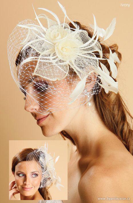 Svatební doplňky - coctailový klobouček - foto 1