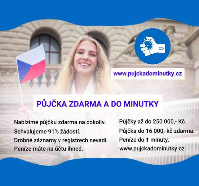 Půjčka ihned a zdarma až do 250 000,- kč (Rychlopůjčka) - foto 3