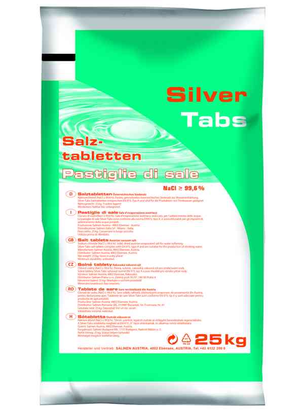 Tabletová regenerační sůl Silver Tabs - foto 1