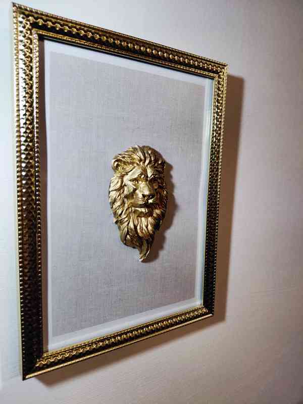 3D obraz lva  - foto 2