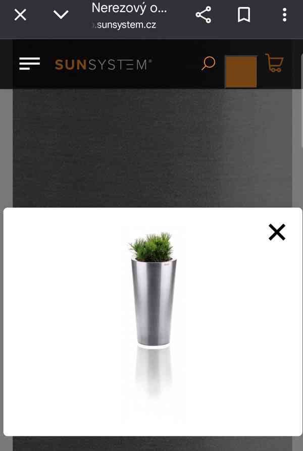 2 kusy Nerezových květináčů na zahradu /terasu Kasper - foto 4