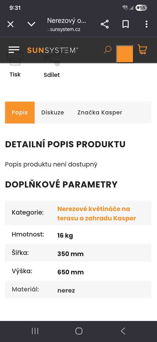 2 kusy Nerezových květináčů na zahradu /terasu Kasper - foto 3