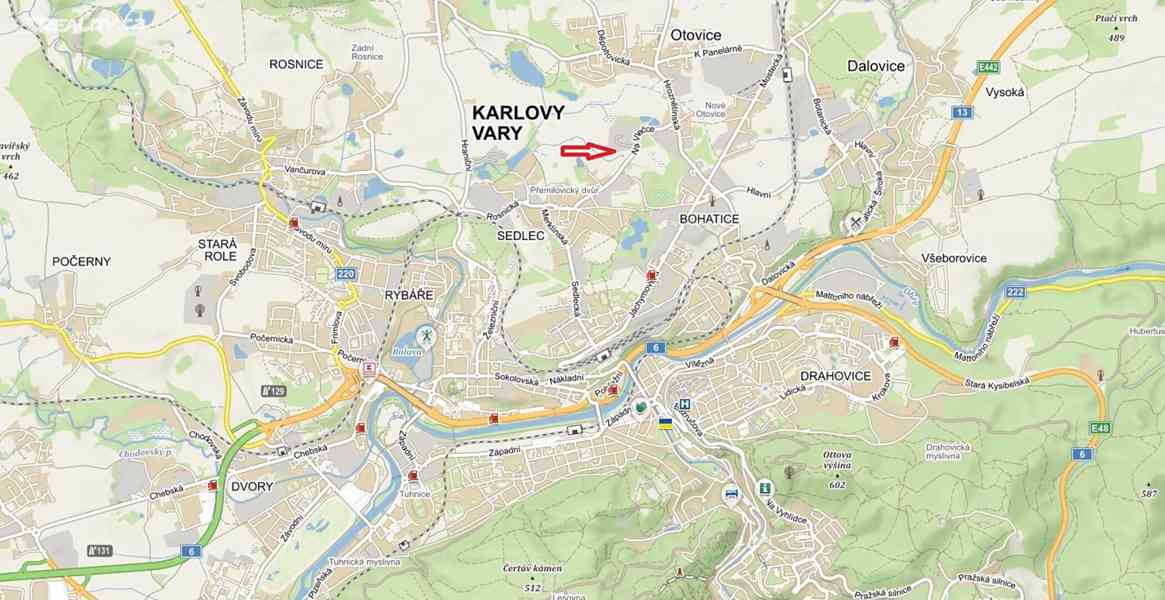 Pronájem komerčního pozemku 500 m² - Karlovy Vary - foto 2