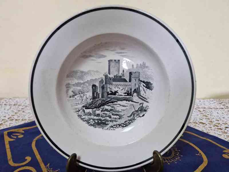 Velmi starý  kameninový Talíř Klenčí - foto 2