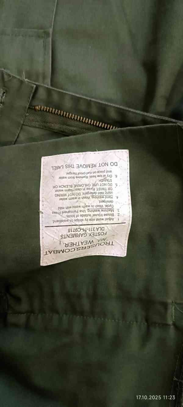 Vojenské zelené kalhoty OLIV US-V (MFH brand) 300 Kč - foto 2