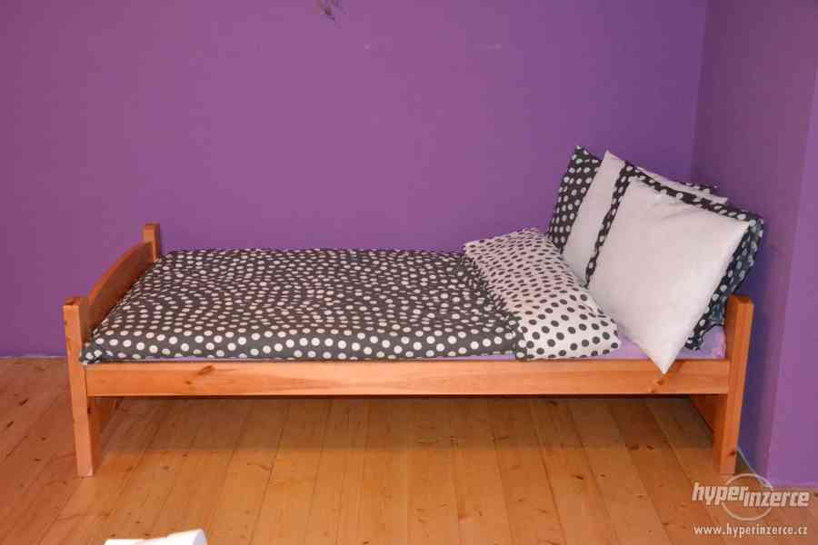 Dětská postel z masívu 190x90 včetně roštu - AKCE - foto 2