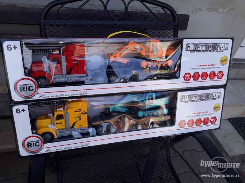 399KČ R/C model Kamion Truck Max + BAGR DELKA 63CM - foto 5