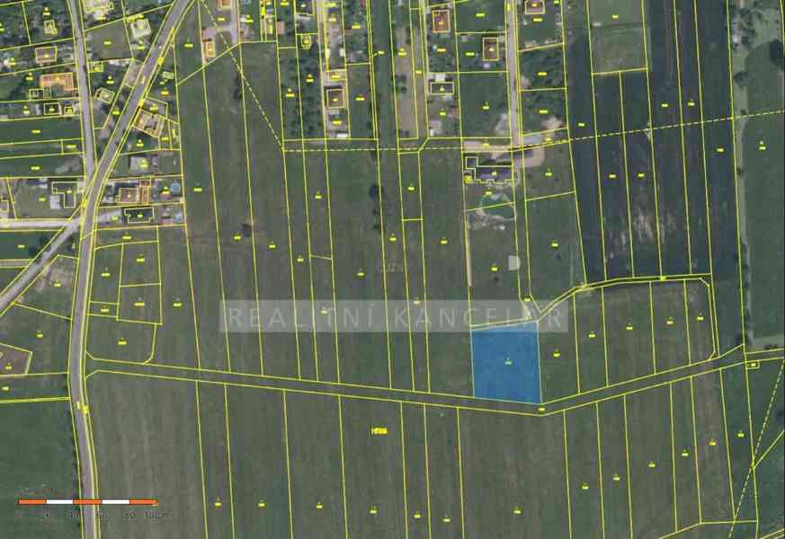 Prodej pozemku v Křenovicích u Dubného, celkem 2.582 m2, v zastavitelném území, budoucí záměr - foto 4
